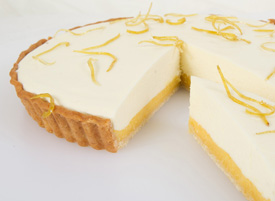 Lemon Curd & Mousse Tart 