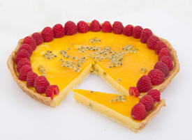 White Chocolate & Lemon Curd Tart 